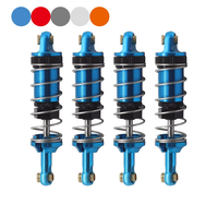 Metal Front and Rear Hydraulic Shock Absorbers Hole to Hole 60MM For MJX Hyper Go 1/14 14301 14302 Rc Car Upgrade Parts