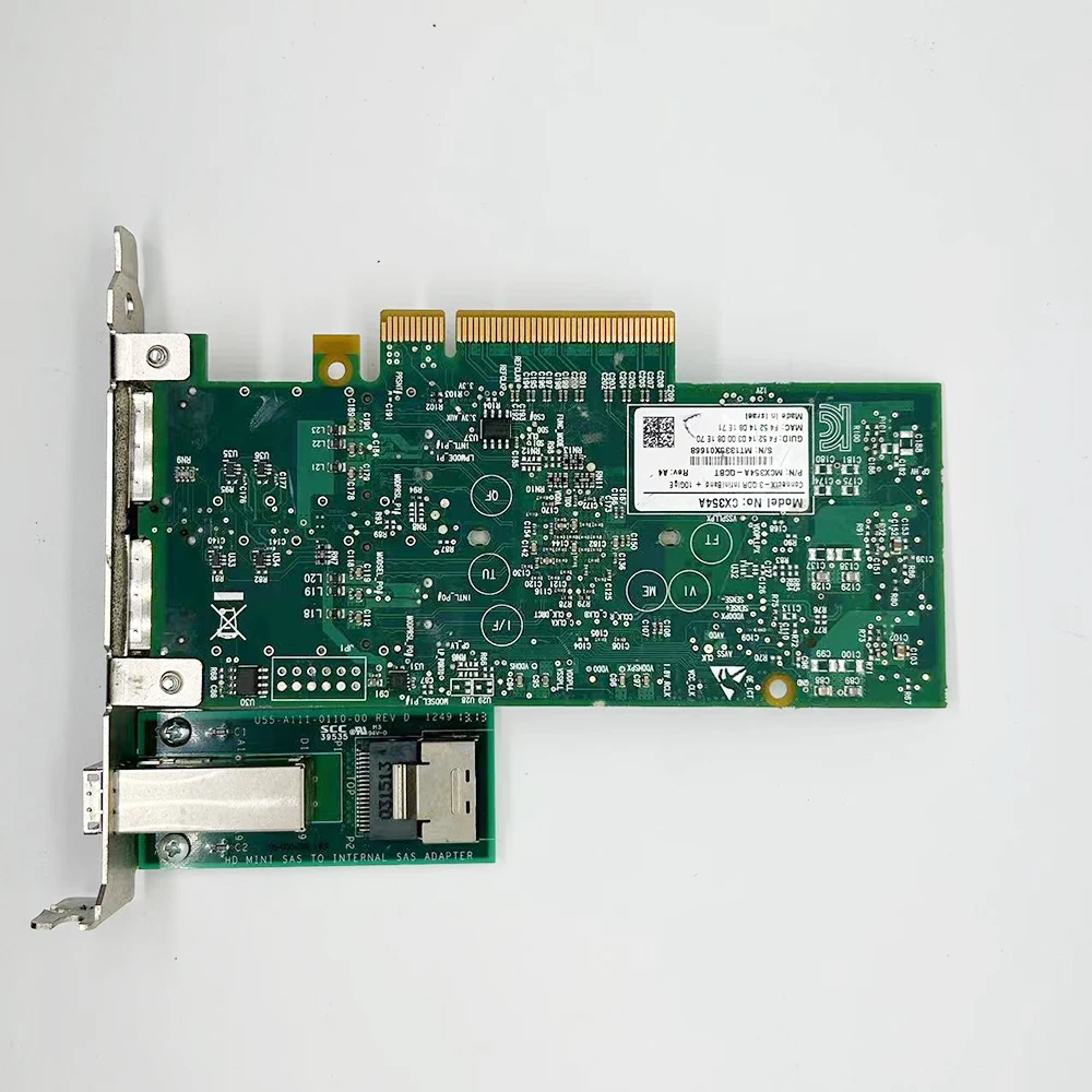 

ConnectX-3 QDR InfiniBand + 10GigE Card MCX354A-QCBT CX354A подходит для Mellanox