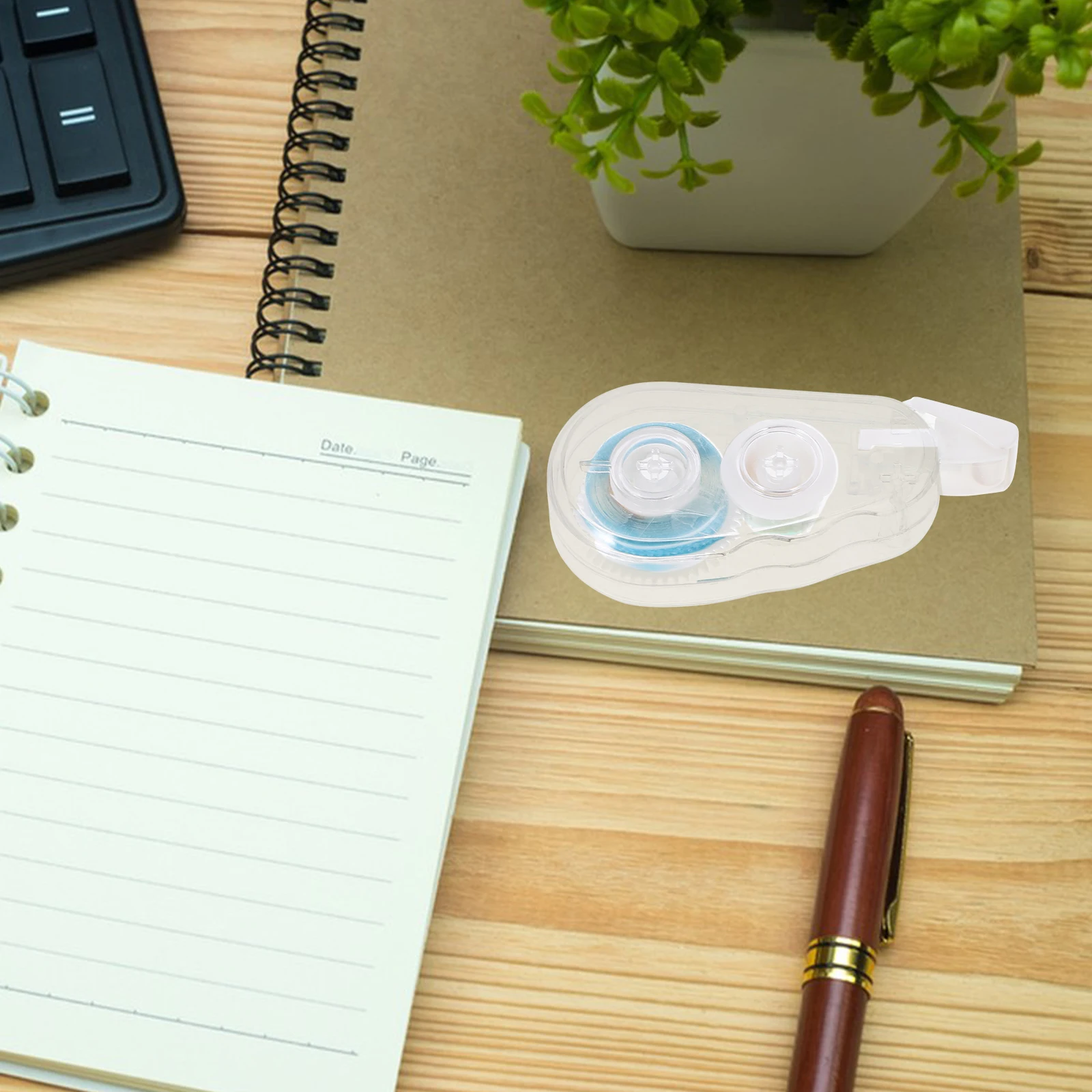 

4Pcs Double Sided Tape for Journaling Scrapbook Adhesives Sticky Craft Tape Roll on Applicator for DIY Creative Projects and