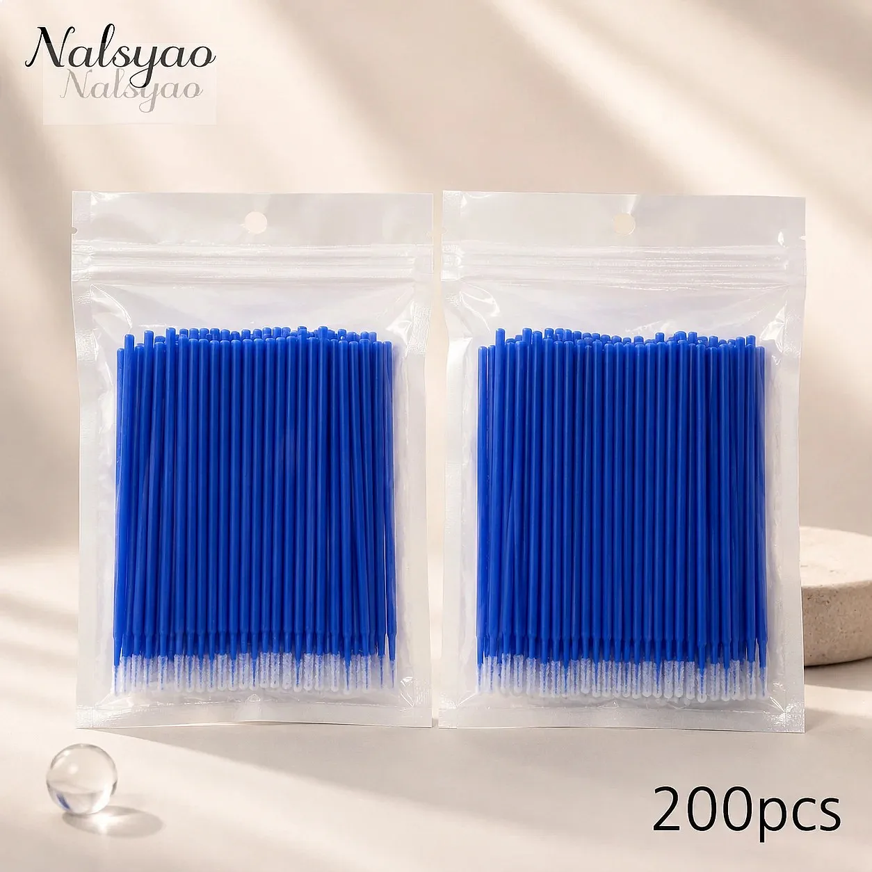 100/200/500/1000pc Eyelash Cleaning Brush Lash Extension Micro Cotton Swab Beauty Makeup Clean Remover Eyelashes Microbrush