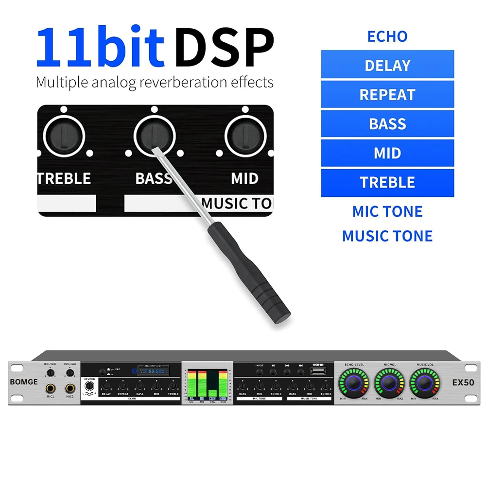 BOMGE digital pre-sound effect processor