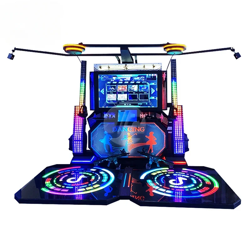 VR Manufacturer Double Dance Machine Large Space Free Walking Platform Dancing Machine