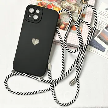 Kryt na telefon s popruhem přes rameno pro Samsung Galaxy A10 A10s A10e A20 A20s A20e A30s A40 A50 A70 A90 8 nejlepší prodej kryt na samsung galaxy a4 - №2