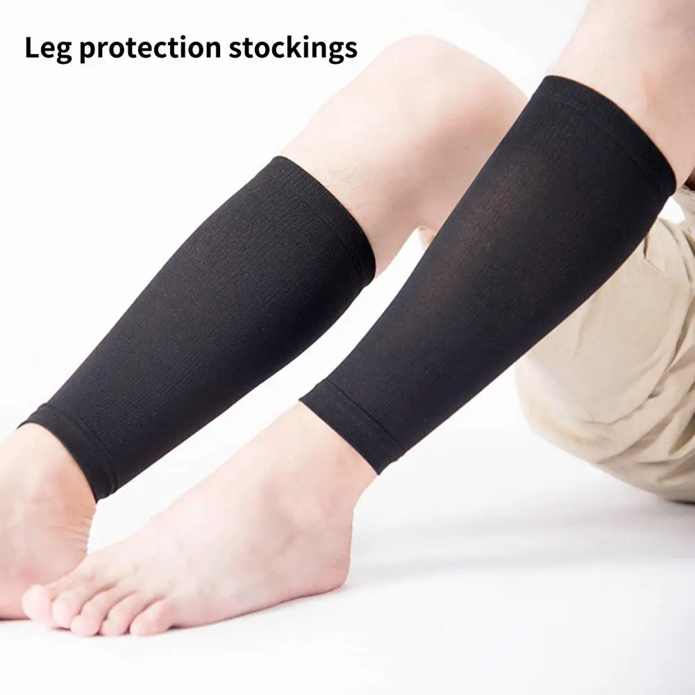 1 Pair Useful Unisex Leg Covers Stretchy Soft Leg Socks Multipurpose Sun Knee Protector Pads