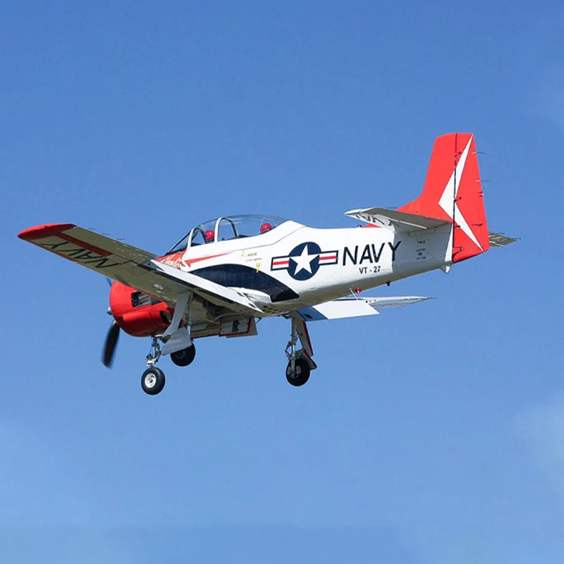 FMS 800mm T-28 RC Trojans World War II realistic aircraft entry-level electronic remote-controlled fixed wing aircraft model toy