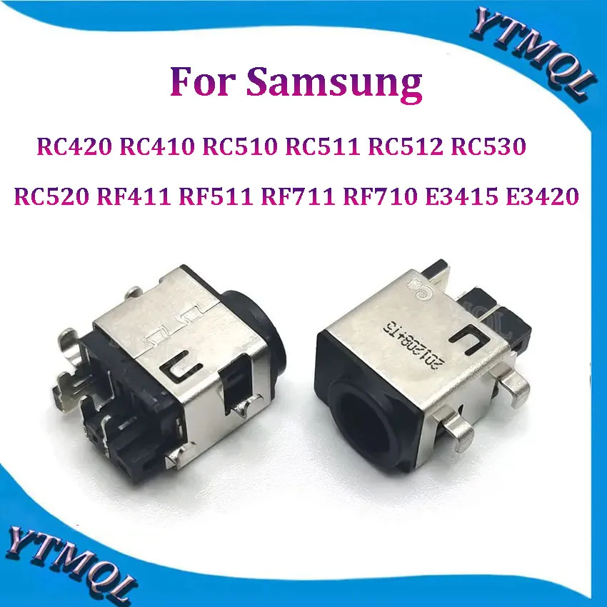 1-10Pcs DC Power Jack Connector For Samsung RC420 RC410 RC510 RC511 RC512 RC530 RC520 RF411 RF511 RF711 RF710 E3415 E3420