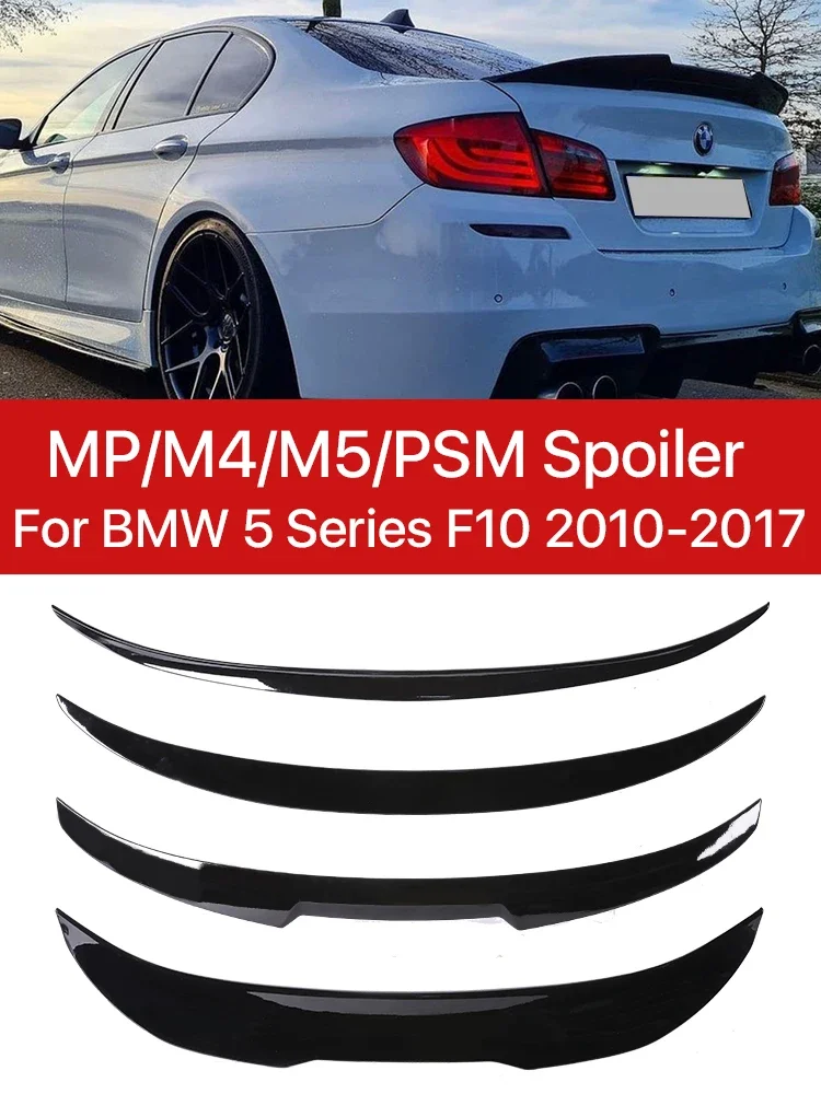 

Rear Bumper Trunk Spoiler Lip Roof Carbon Boot Spoiler Wing M5 MP M4 PSM For BMW 5 Series F10 2010-2017 Car Accessories