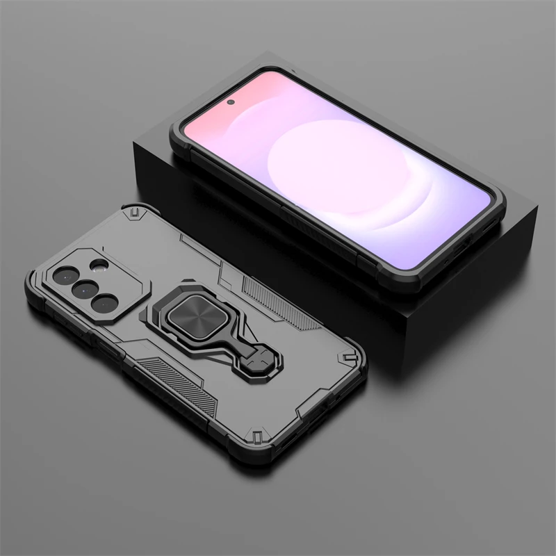 Stoßfeste Handyhülle für Samsung Galaxy Jump 5, Panzer-Handyhülle mit Halterung für Samsung Jump 5, Rückseite für Samsung Jump 5.
