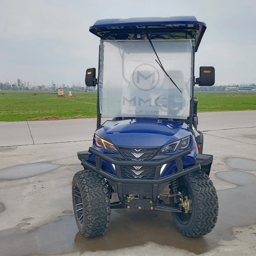 Factory Price 6 Seater Off Road Golf Scooter Street Legal 5000W 72V Battery Chinese Mini Blue Electric Golf Carts