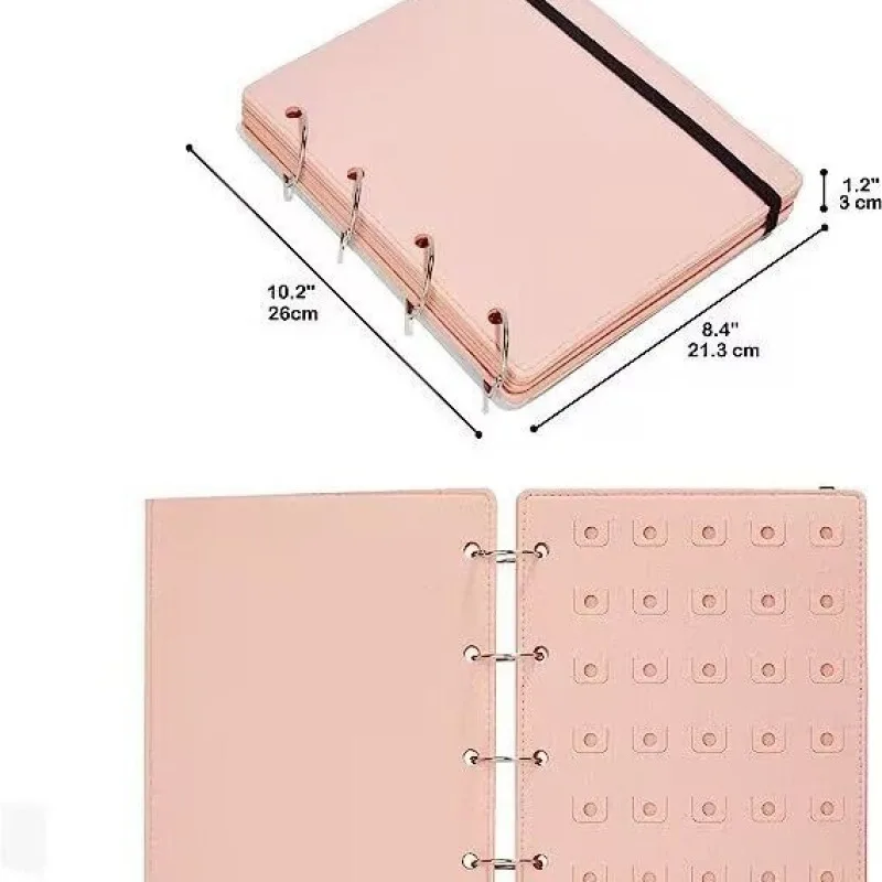 shoe charms organizer storage books 4 pages display portable travelling bag gift buckles