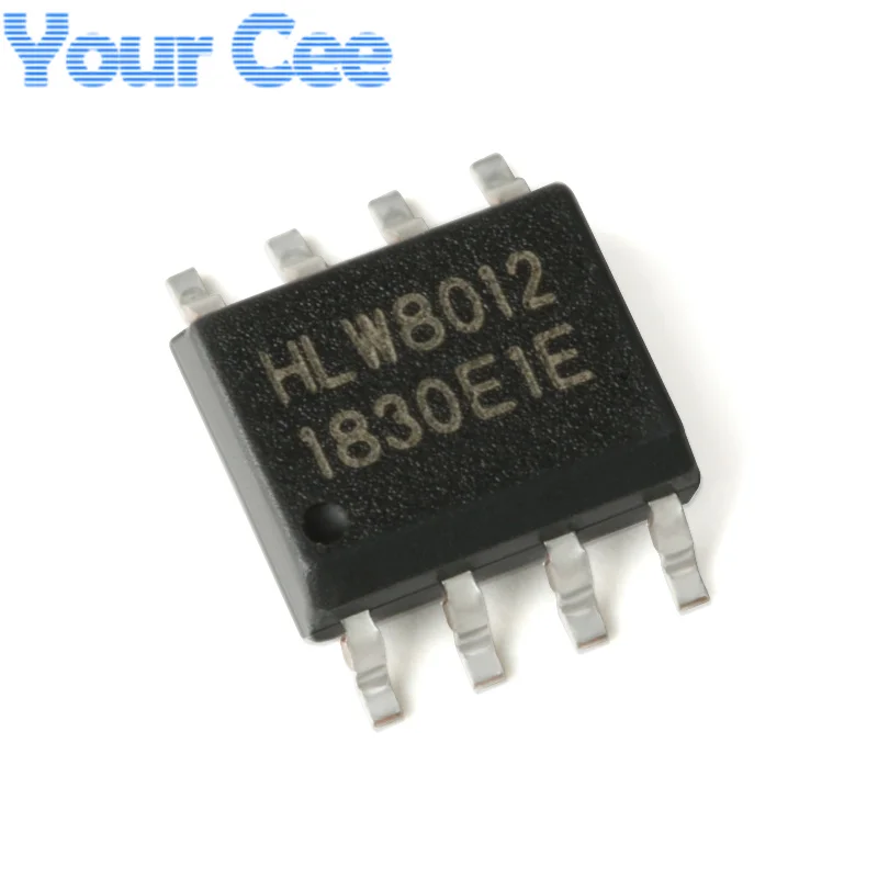 5PCS/2PCS HLW8012 SOP-8 Single-phase Multi-function Metering IC Fuel Gauge Chip IC Integrated Circuit