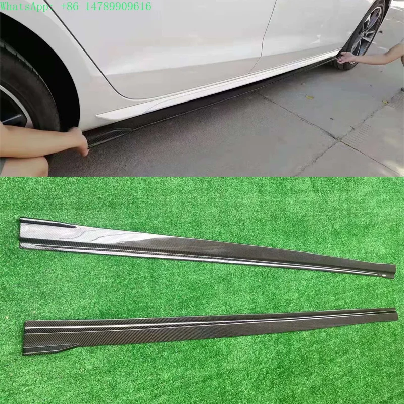 Full Custom Build With Old-to-new Body Kit ConversionA4 S4 B10 Carbon Fiber Side Skirts For A4 S4 2021-2023Body KitOld To New C