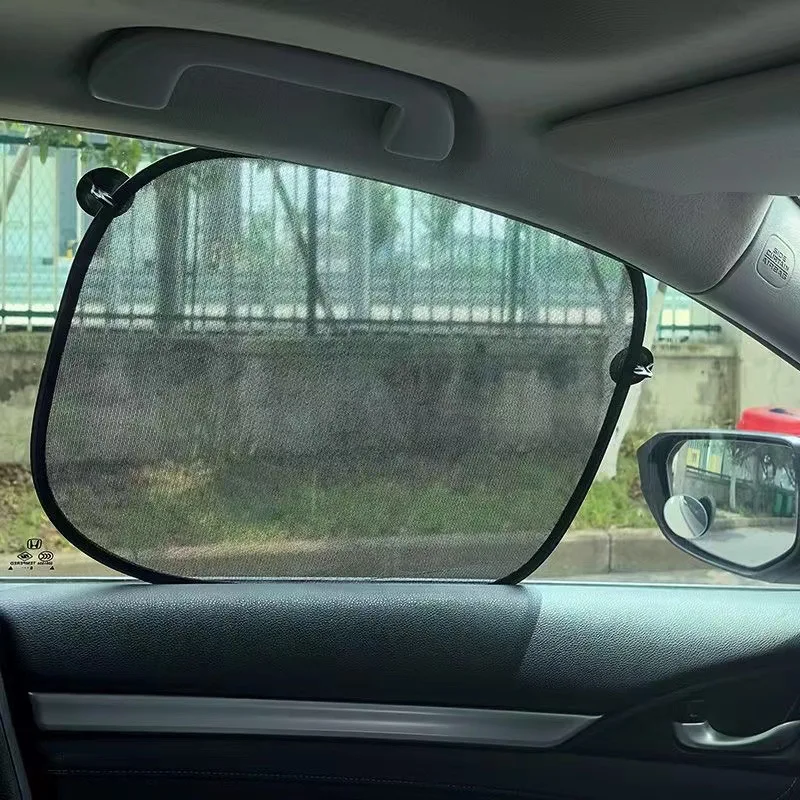 Car Mesh Side Window and Rear Window Sunshade, Heat-Insulating Panel, Interior Sun Protection and Light-Blocking Curtain