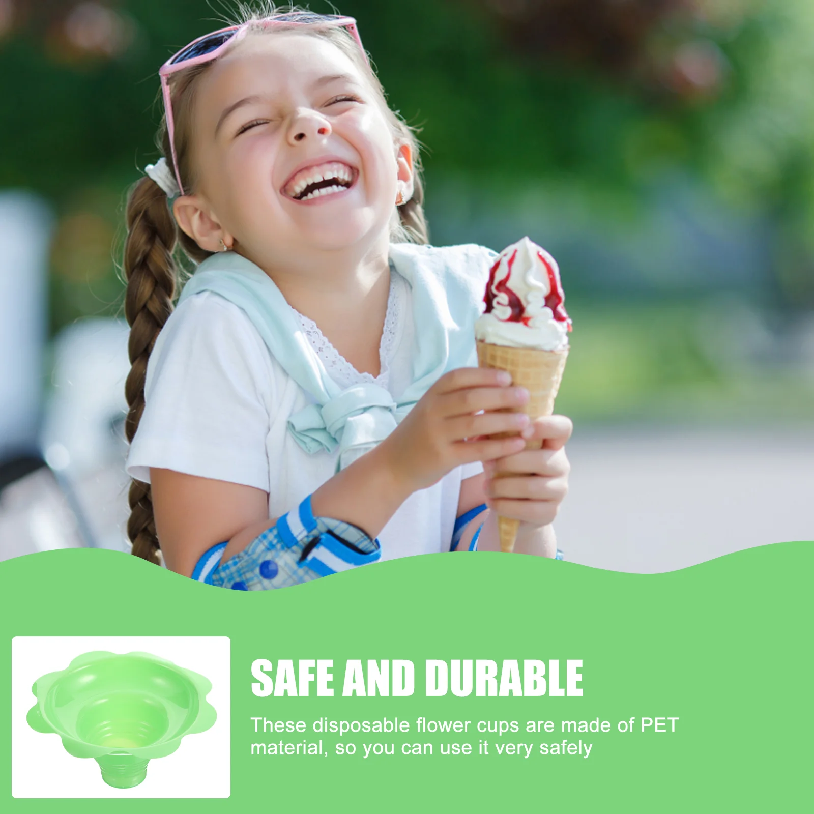 100 Pcs Shaved Ice Cup Dessert - Shaving Cream review and price
