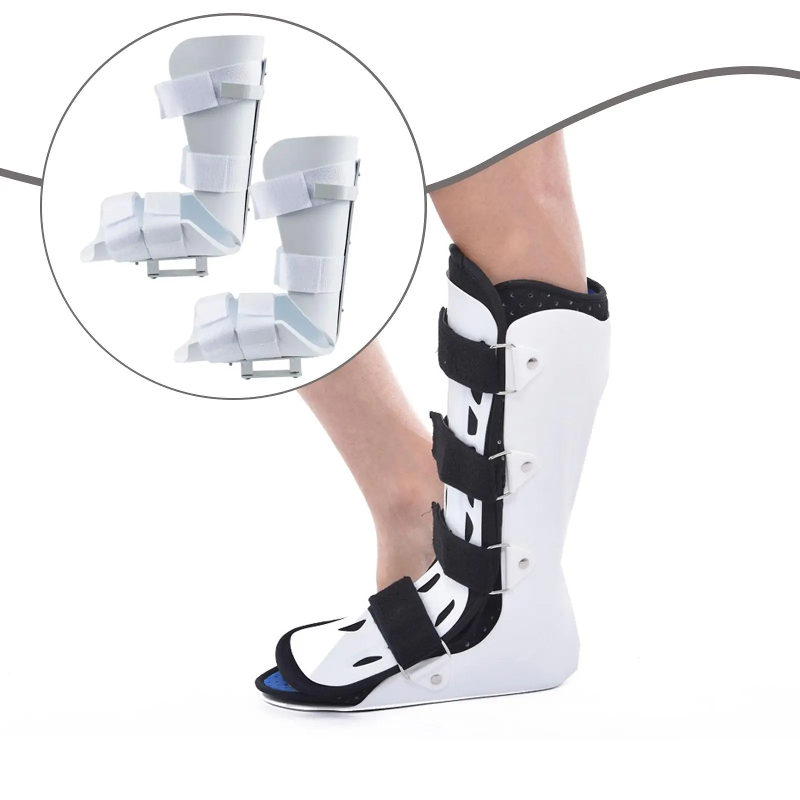 2x Leg Support for Motorized Pedal Exerciser Legs Stabilizer Strap Fixed Full Coverage Legs Support Male Elder Female Sports