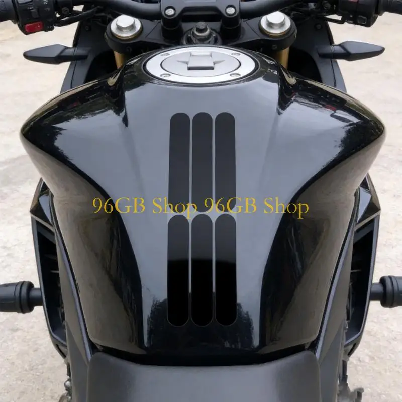 96GB 2 Sheets Black Reflective Tape Helmet Stickers For Enhanced Night Visibility On Cycling And Motorcycle