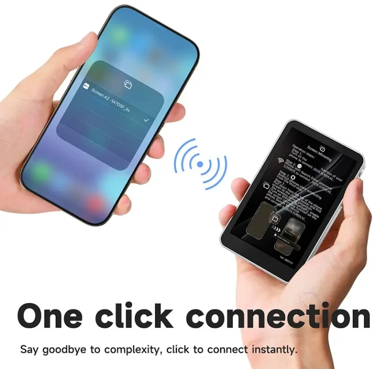 ホットセール A2 iPhoneとAndroidスマートフォン対応 磁気ワイヤレススマホVlog自撮りスクリーン