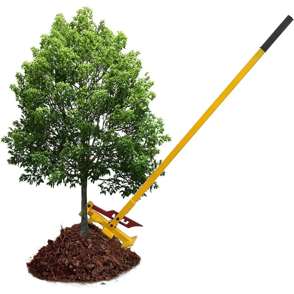 

Compact Tree Root Extractor Tool with High Leverage for Removing Stumps and Broken Fence Posts