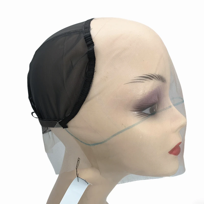 

1pc 13x6 Arched Lace Wig Caps for Making Wigs with Adjustable Straps Glueless Weaving Cap Wig Base for Ventilating or Knotting