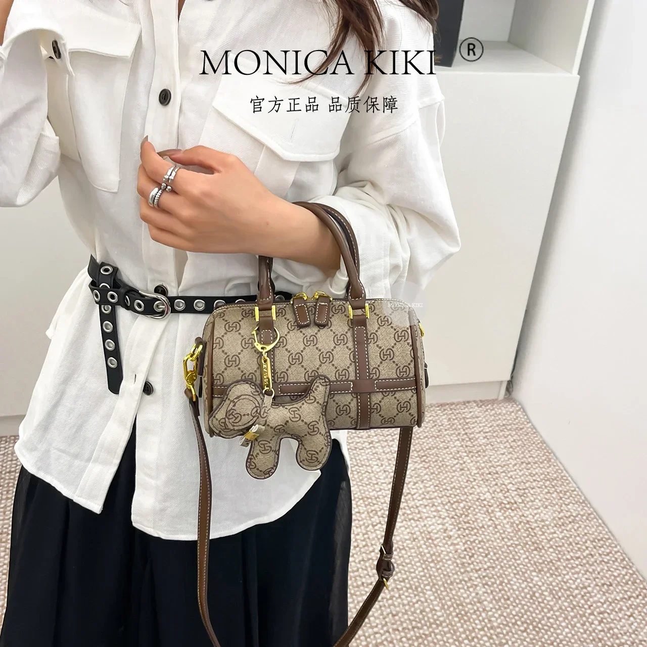 

Sophisticated Handbag Crafted From Leather For Women, Famous Designer Touch With Gold Chain And Roomy Interior Ladies Daily