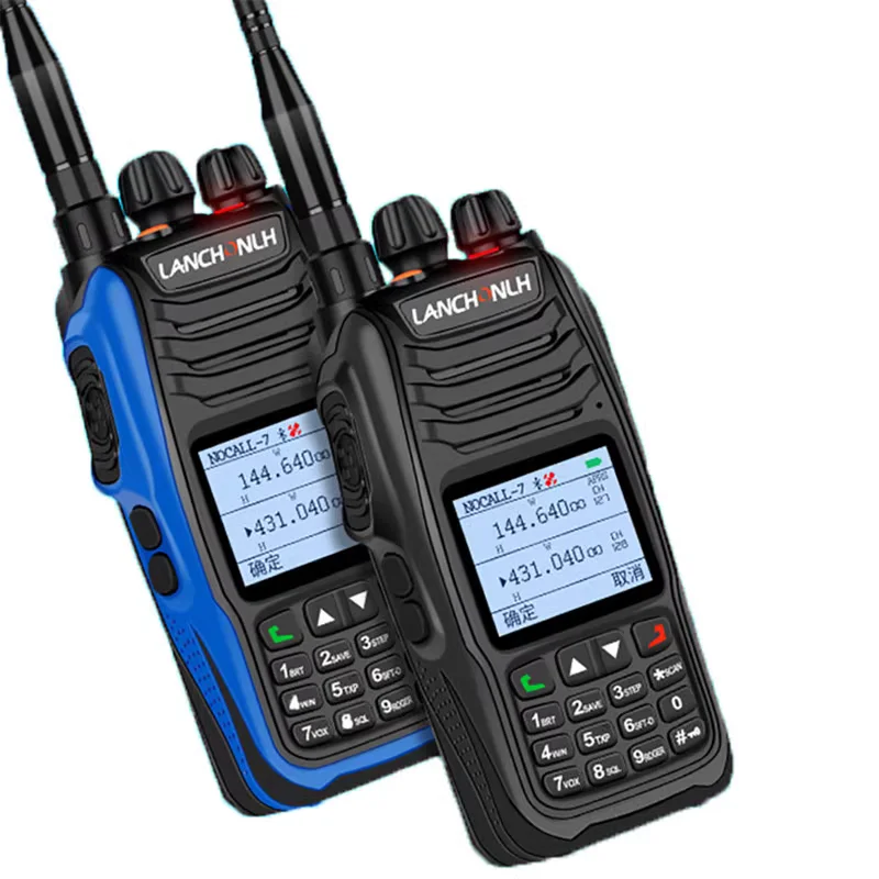 LANCBoom LH HG-UV98 touristes-bande UHF VHF APRS Walperforé talkie-walperforé, piste de positionnement GPS Beidou dirnass Walperforated Talkie Radio