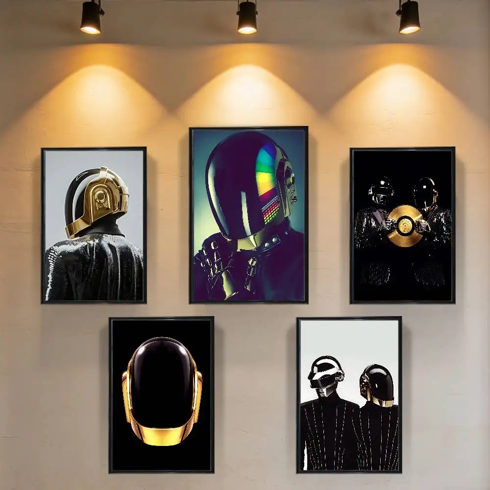

Band cool Daft Punk Poster HD Art Sticky Wall Waterproof Home Living Room Bedroom Bar Aesthetic Decoration