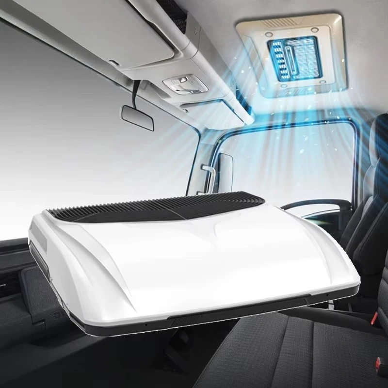 

Factory 12V Dual Fan Rooftop Parking Air Conditioner for Cars 24V Truck Air Conditioner 9500BTU Auto Parking Conditioner