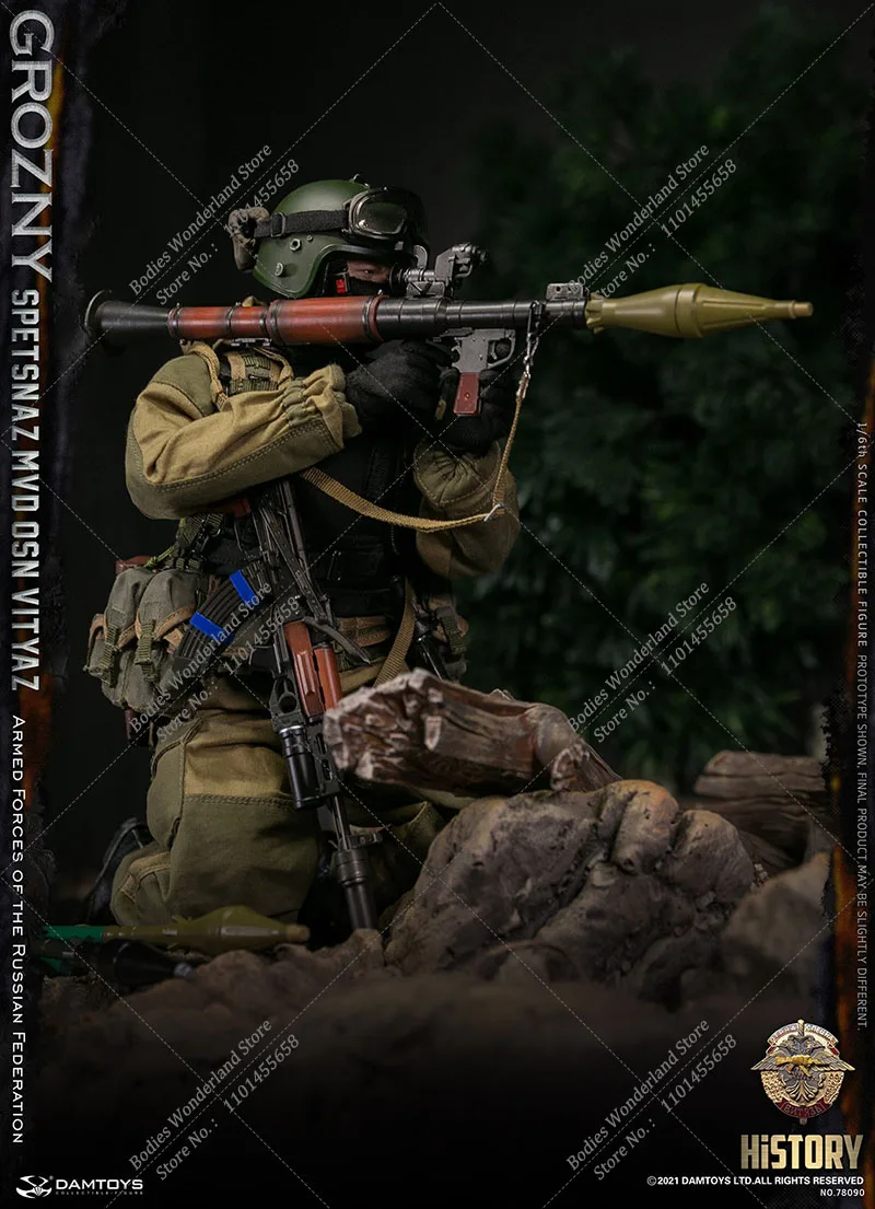 DAMTOYS 78090 1/6スケール スペツナズ MVD VV OSN ヴィタヤズ グロズニー ロシア連邦軍 兵士 男性 アクションフィギュア