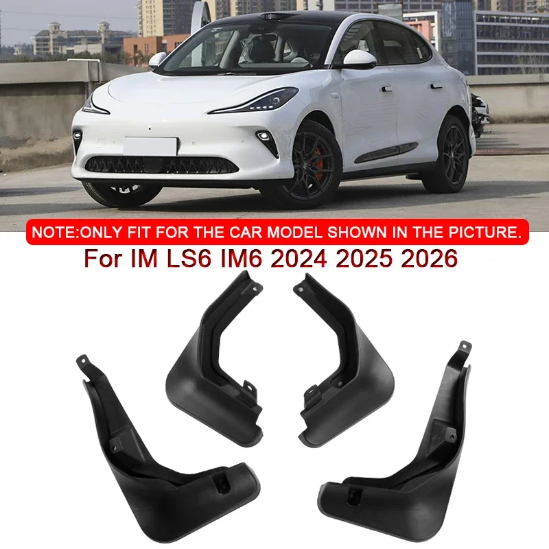 

For IM LS6 IM6 2024 2025 2026 Car Styling ABS Car Mud Flaps Splash Guard Mudguards MudFlaps Front Rear Fender Auto Accessories