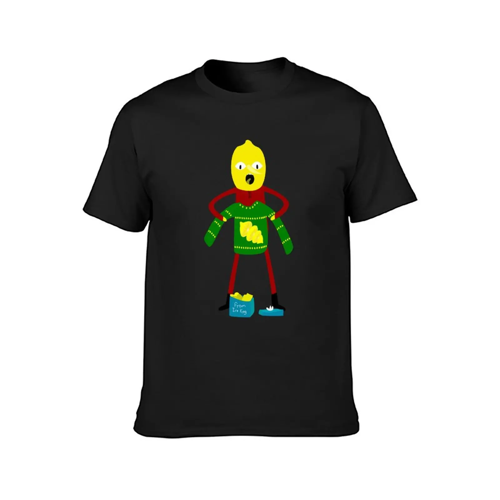 Lemongrab it's christmas!! T-Shirt for a boy blanks mens clothes