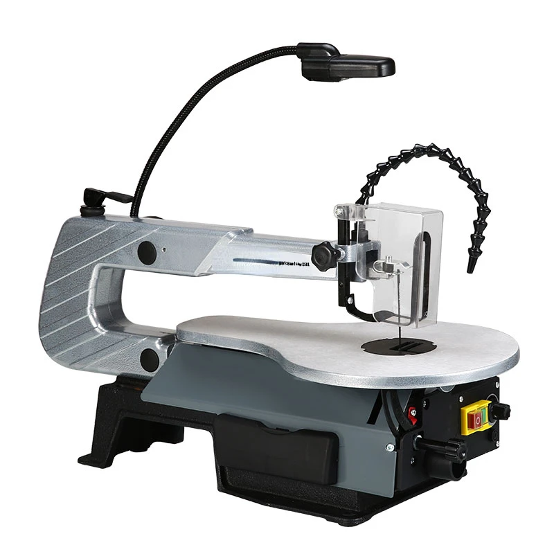 Desktop curve saw woodworking dust-free chain carving machine household wire  pull  metal board cutting wire