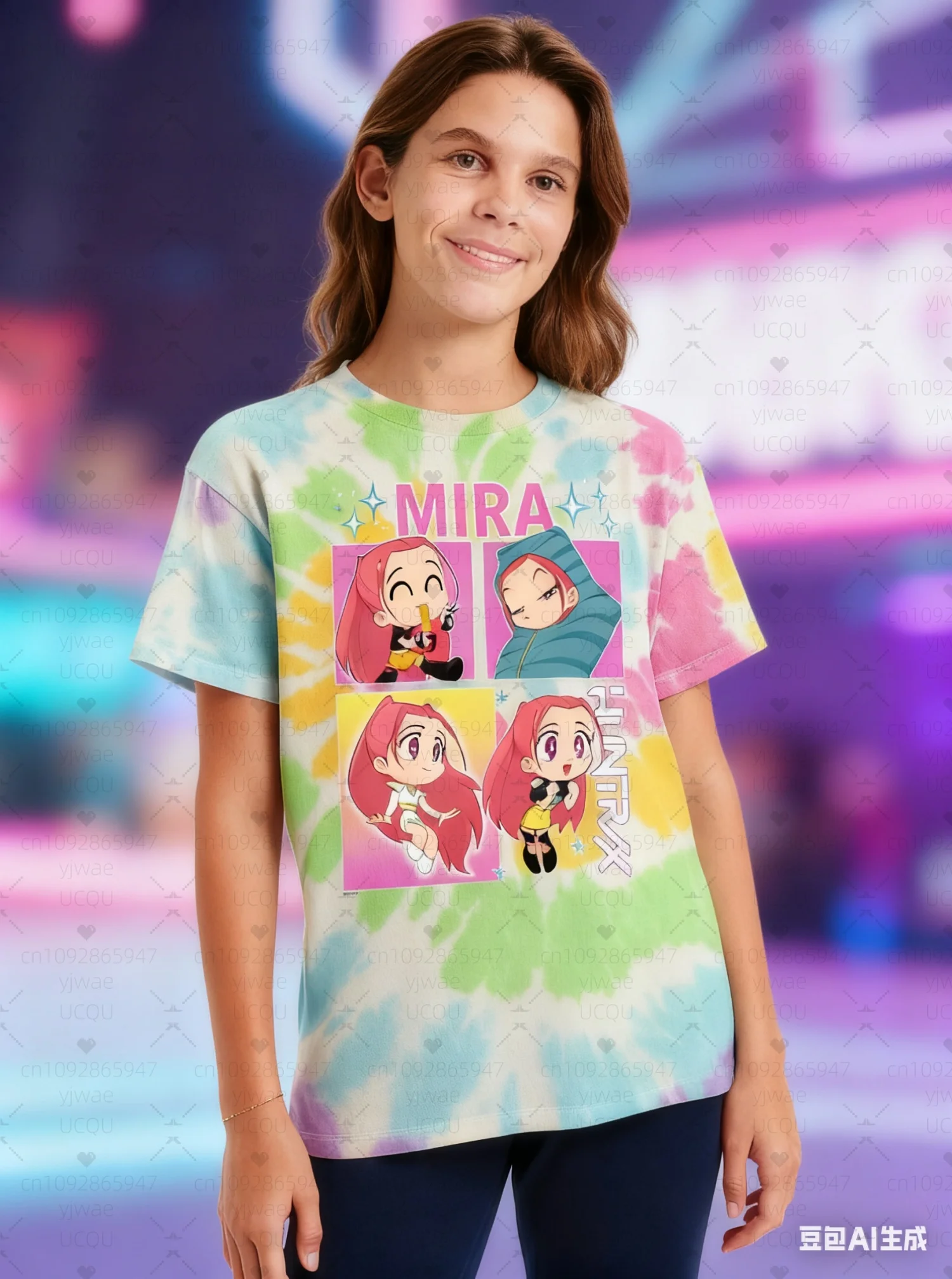 2025 Kpop Demon Hunters Zoey Anime 3d 여성용 성인 반팔 O넥 대형 의류 티셔츠 여성 의류