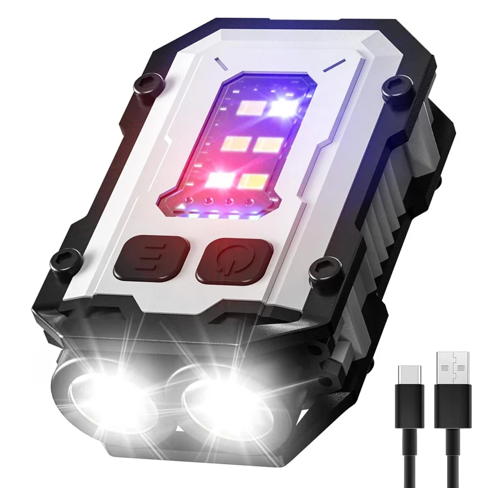 

Мощный карманный фонарик, перезаряжаемый супер яркий светодиодный многофункциональный магнитный COB светодиодный мини-брелок-фонарик Linterna EDC