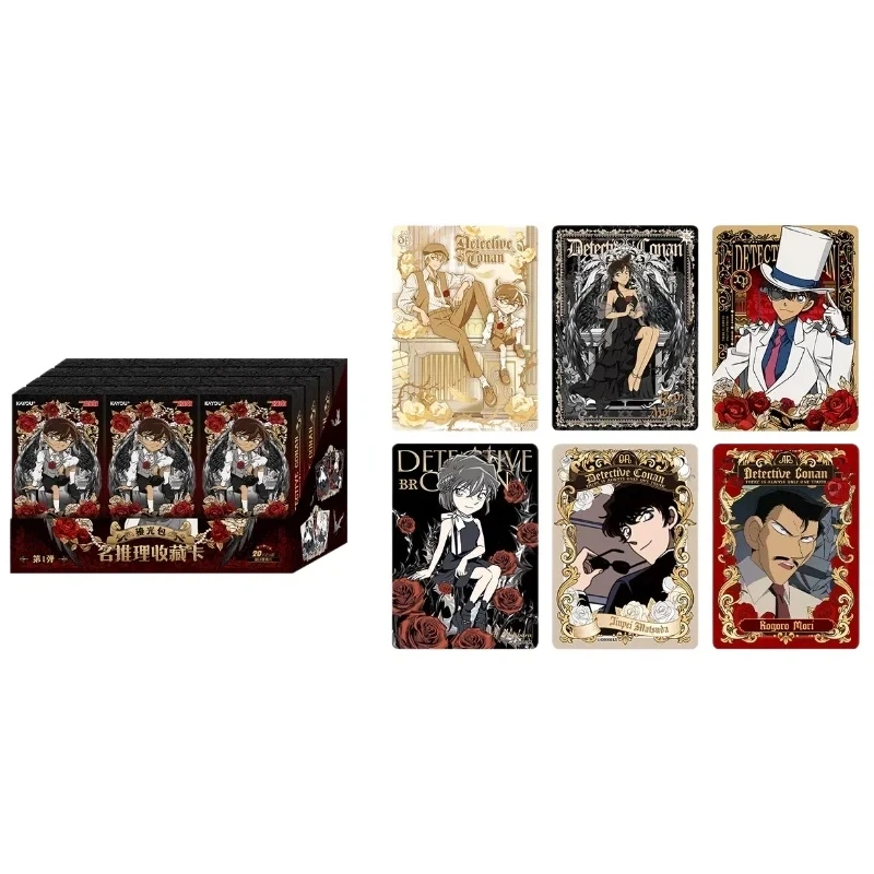 Genuine Kayou Detective Conan Gilded Light Bag Vol.1 Reasoning Collection Card Kaitou Kiddo Rachel Moore Anime Character Cards