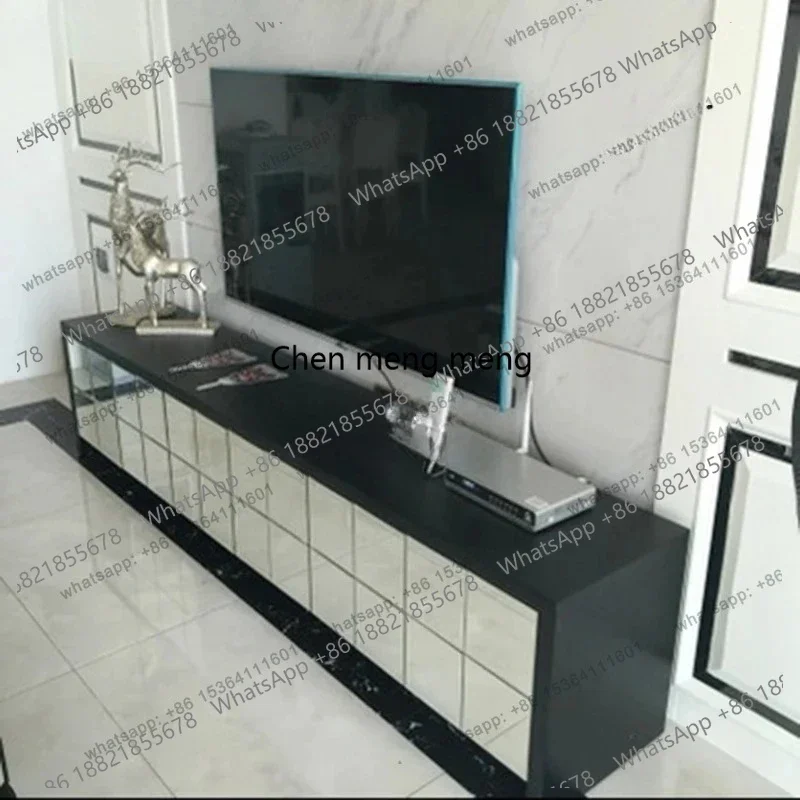 CC 45European fashion mirror TV cabinet living room audio-visual cabinet neoclassical postmodern, can be customized