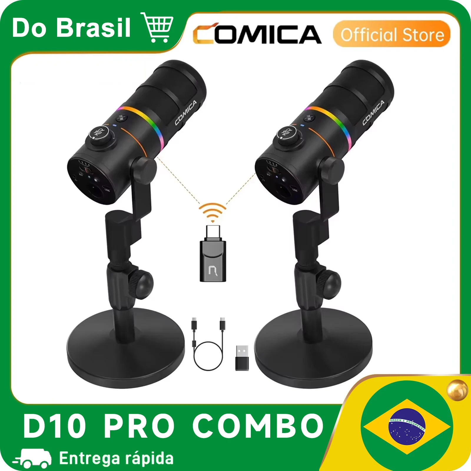 microphone-dynamique-sans-fil-cardioide-xlr-usb-pour-pc-avec-eclairage-rgb-pour-streaming-et-podcast-comica-d10-pro-combo-do-brasil