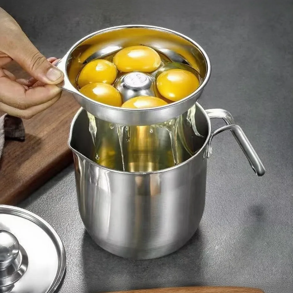 Stainless Steel Egg Separator Egg Yolk Egg White Divider Kitchen Cooking Baking Kitchen Tool Top Knob Kitchenware Rust