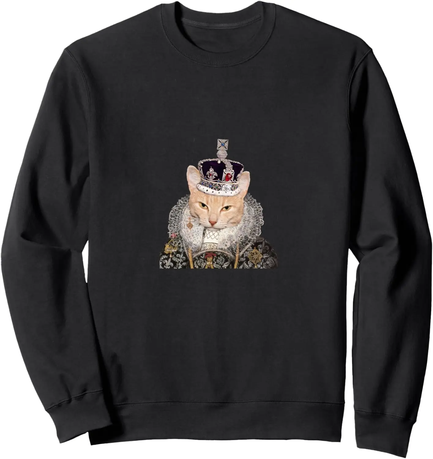

Толстовка Tudor Cat с короной