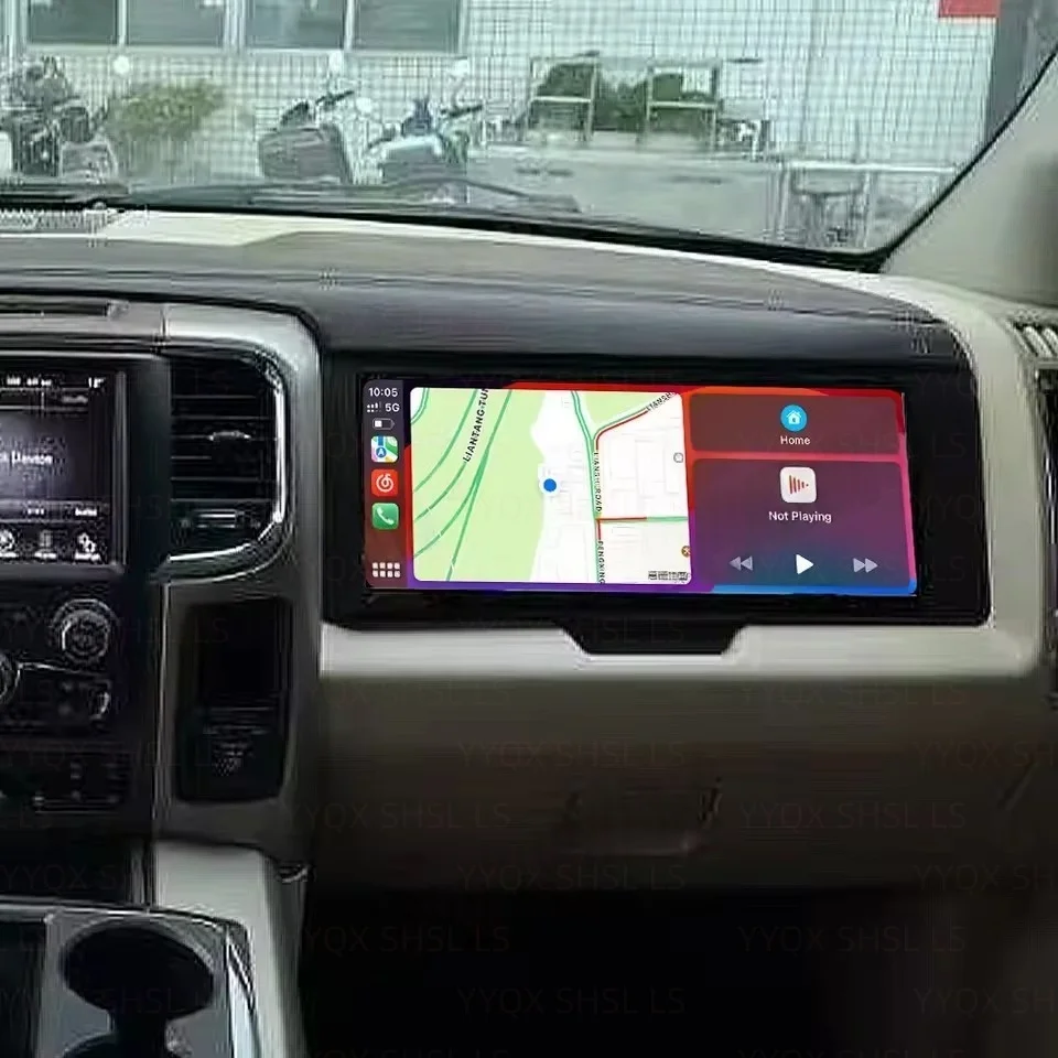 12.3 "ل دودج رام 1500 2013-2018 مساعد الطيار الركاب الترفيه شاشة مشغل وسائط متعددة لاسلكي نافي راديو ستيريو أندرويد