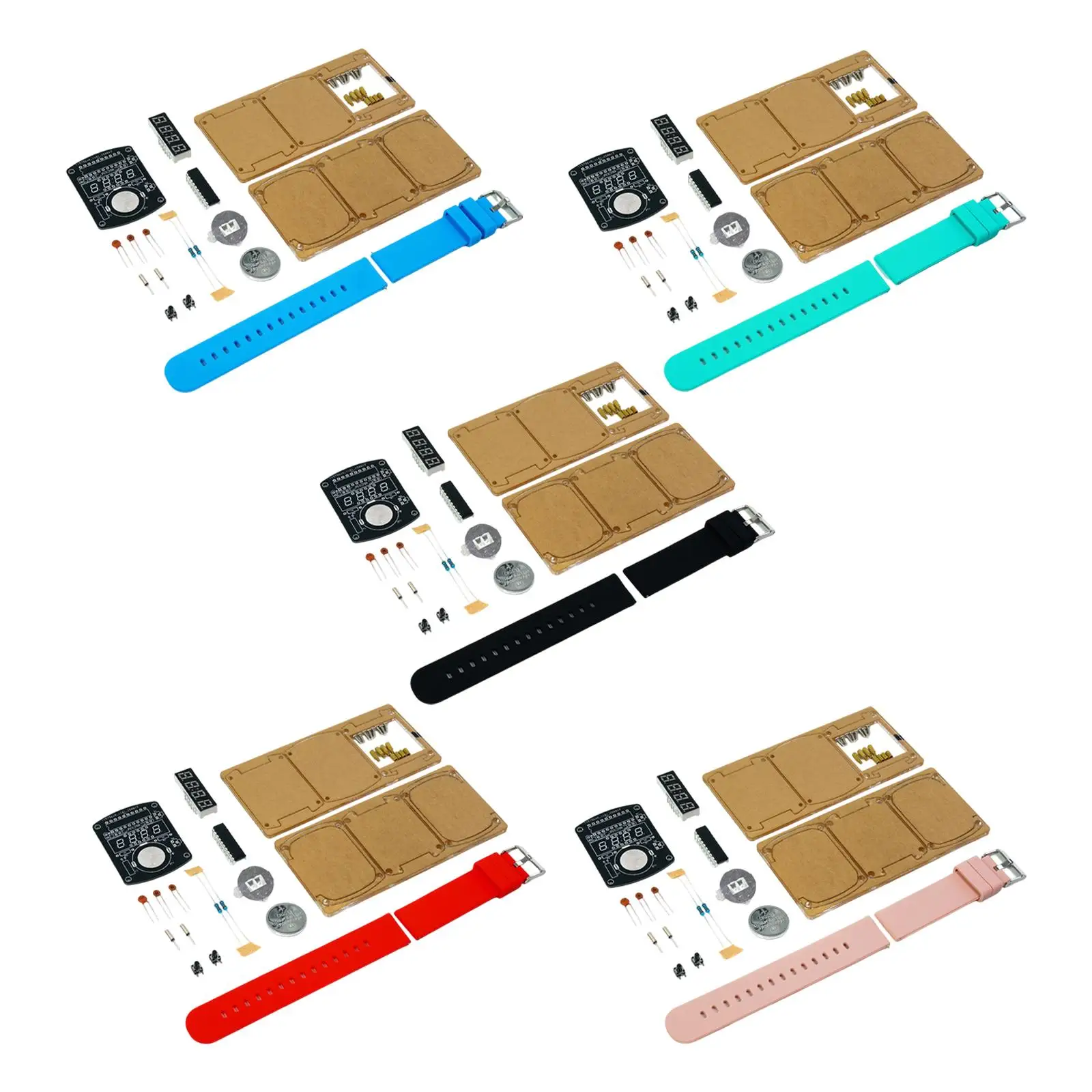 مجموعة الساعات الإلكترونية DIY هدية مجموعة التعلم الإلكترونية للتعليم المدرسي #4