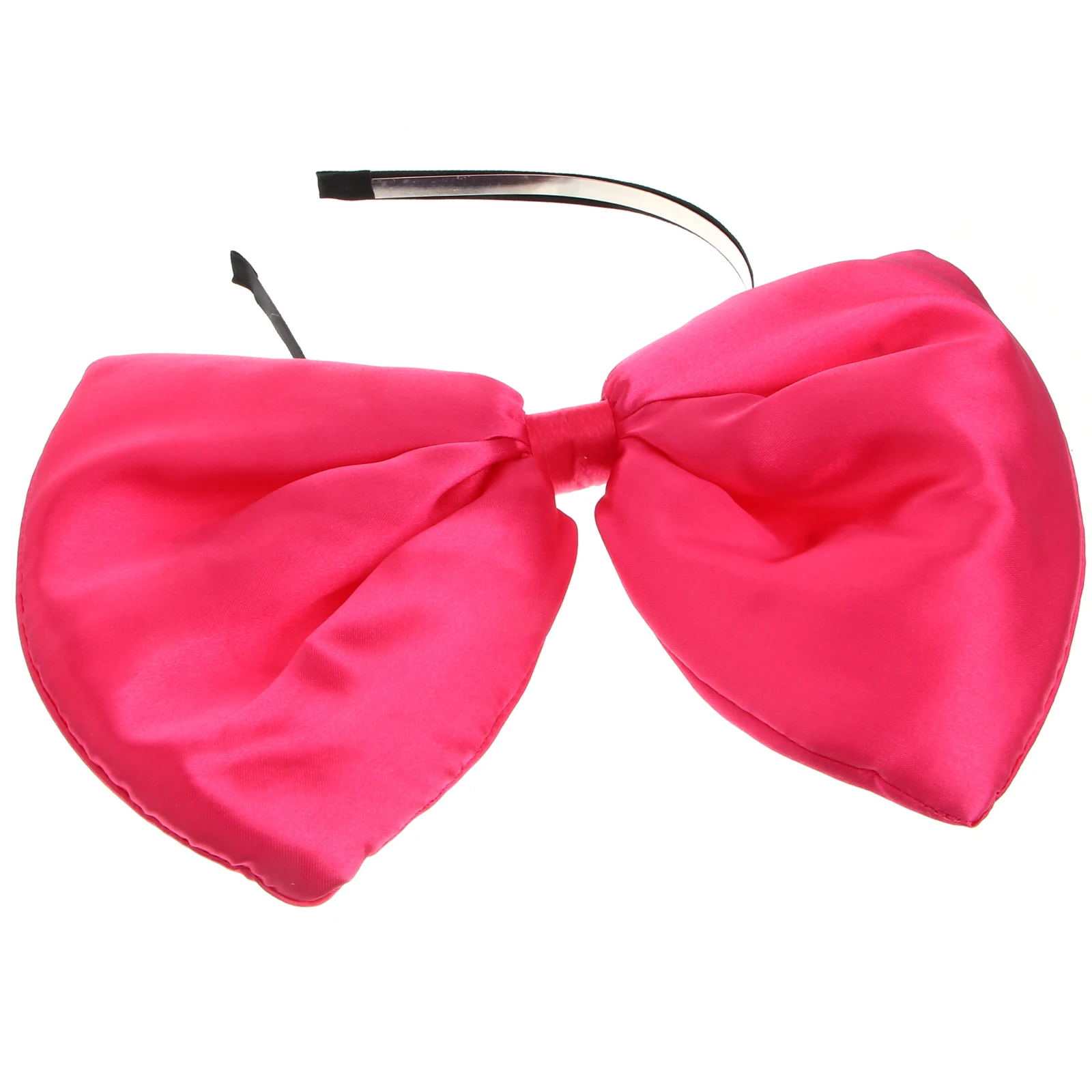

Velvet Hairband Baby Girl Huge Hot Pink Bow Party Bowknot Headwear Christmas Hoop Headdress Lightweight Safe Comfortable Fits