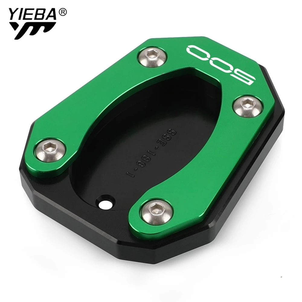 لكاواساكي نينجا 125/250/400/500 ZX25R ZX4R ZX4RR Z125 Z250 Z400 Z500 Versys 650 مزيل 500 القدم الجانب حامل تمديد الوسادة