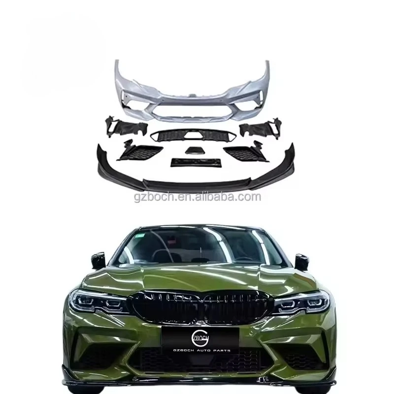 

Automotive Body Kit for 3 Series G20 G28 Upgrade M3C Car Bumper Car Grille Bumper Kits Front Bumper Lip