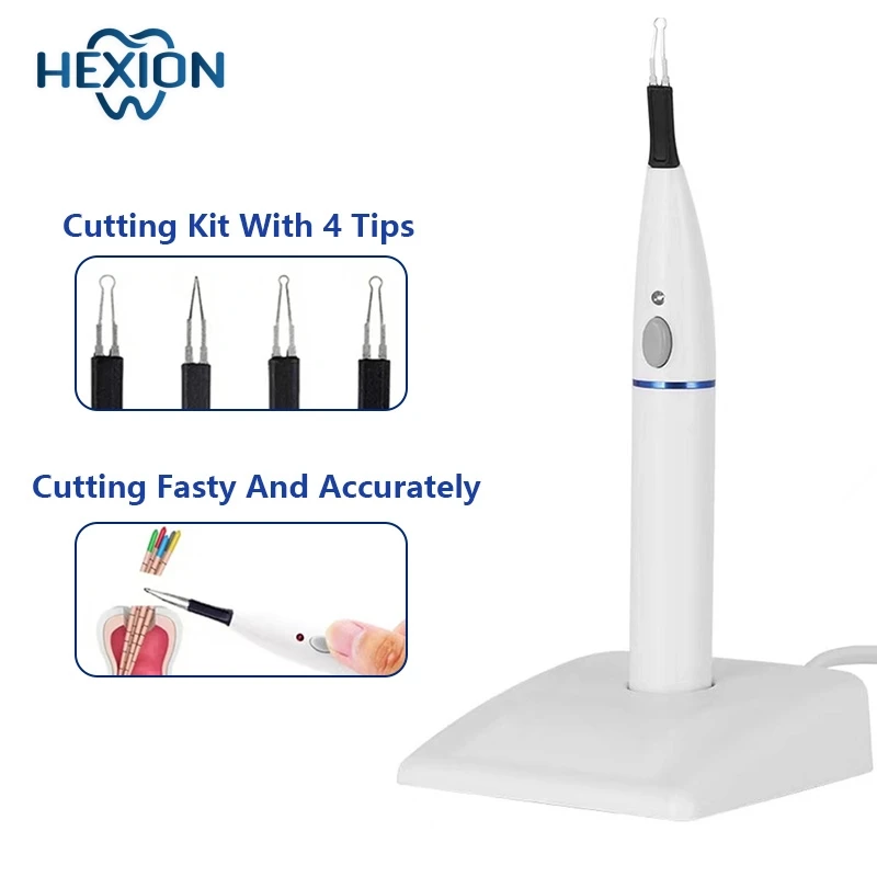 

NEW Dental Gutta Percha Cutter - 4 Tips Included, Endo Obturation System - Dissolved Breaker for Endodontics Dentistry Equipment