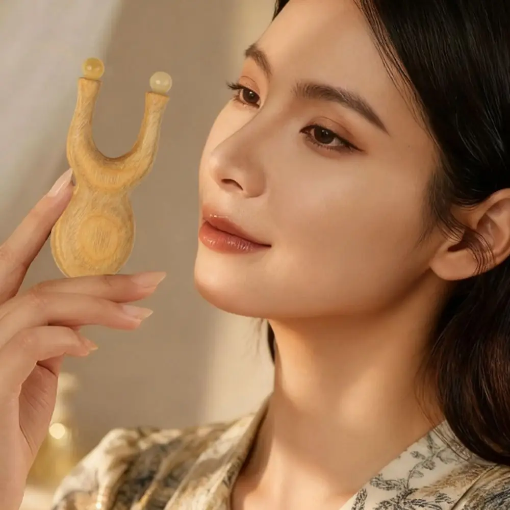 

Деревянная ручка Guasha, массажер для лица, антистатический инструмент в форме лягушки, ручной массажер для лица, подъем фасции, ручной деревянный инструмент Гуа Ша