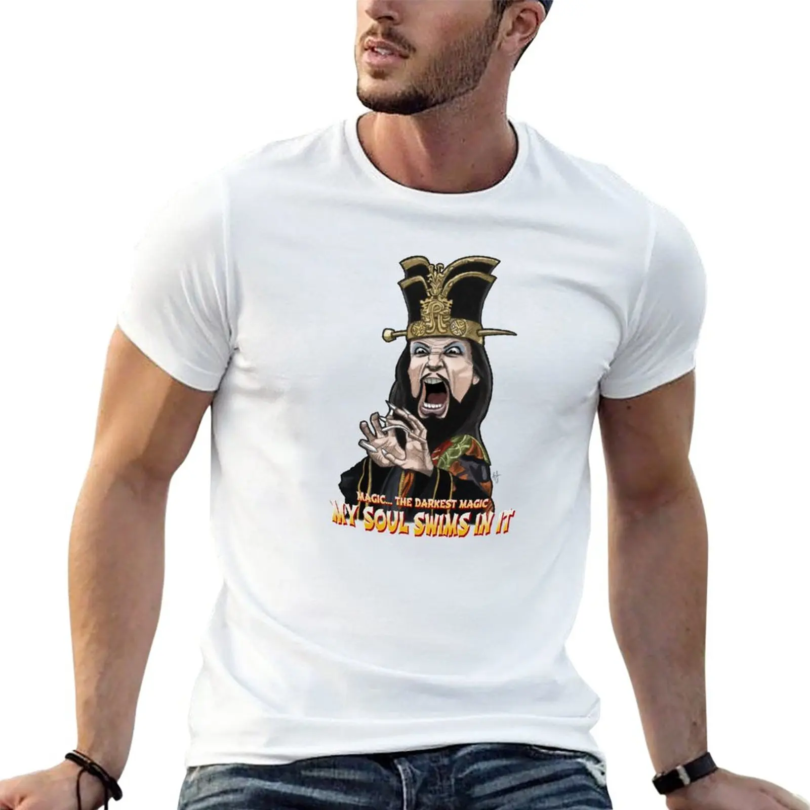 David Lo Pan T-Shirt summer tops vintage clothes anime mens t shirt