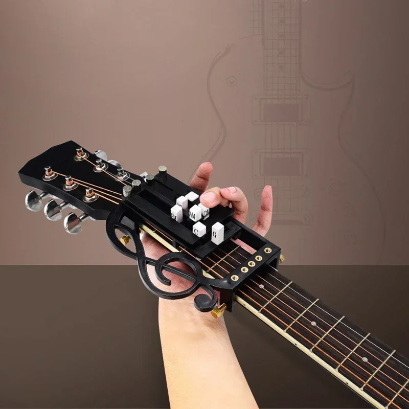 Automatic Chord Assist Guitar Artifact, One-key Chord Booster, Hand Shaking, Folk Songs, Lazy People, Sale