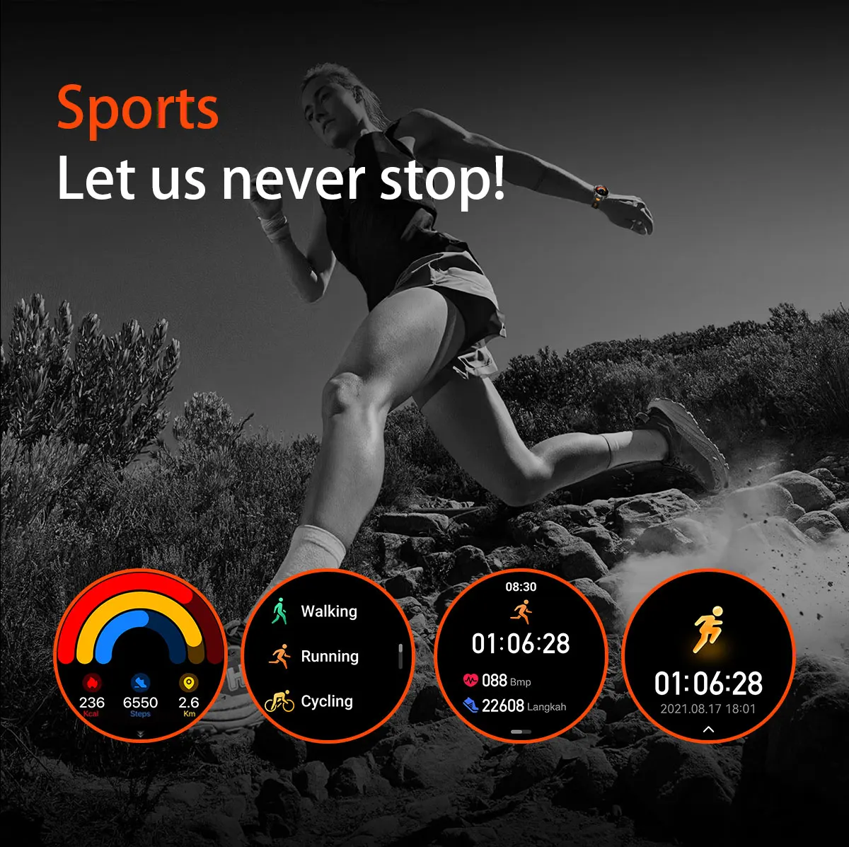 Robuste und langlebige 1400mAh Batterie Smartwatch für Herren Outdoor-Taschenlampe IPX8 Wasserdicht Herzfrequenzmessung Drahtlose Anruffunktion Sportarmbänder – Detail 20