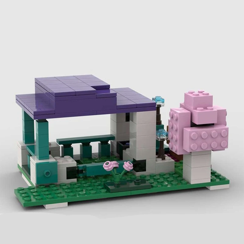 

149pcs MOC Minecrafting FarmSanctuary Cozy Rustic Retreat DIY Model Building Blocks Birthday Toys Gift