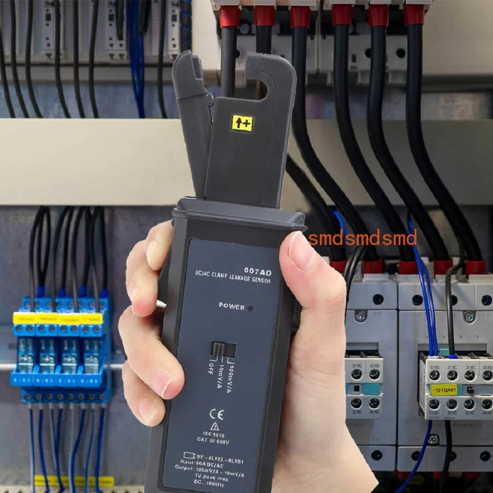 ETCR017AD ETCR007AD High Accuracy AC/CD Leakage Clamp Current Sensor Range 0mA~50.0A Line voltage 600V Non-contact Detector